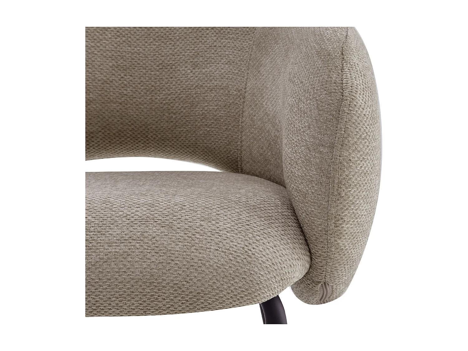 SHARP - Silla de comedor de tela beige (x2)