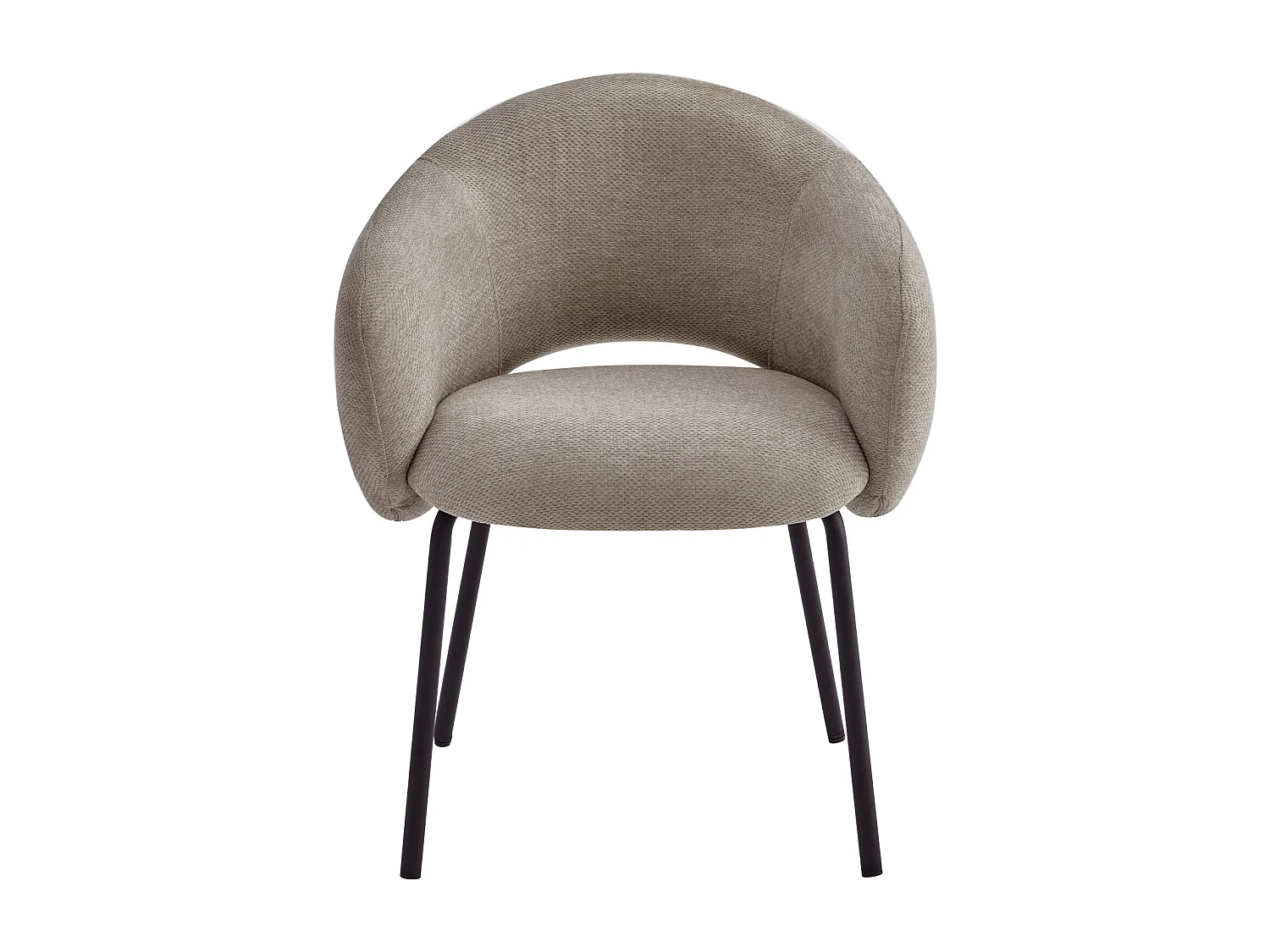 SHARP - Silla de comedor de tela beige (x2)