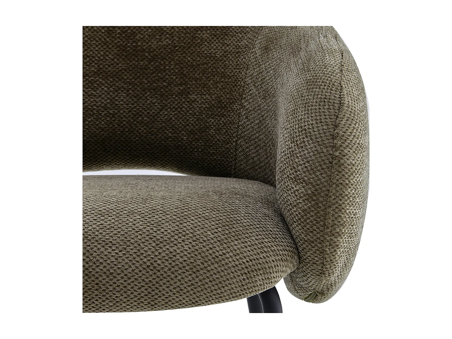 SHARP-Fauteuil de table en tissu Luxury Taupe (x2)