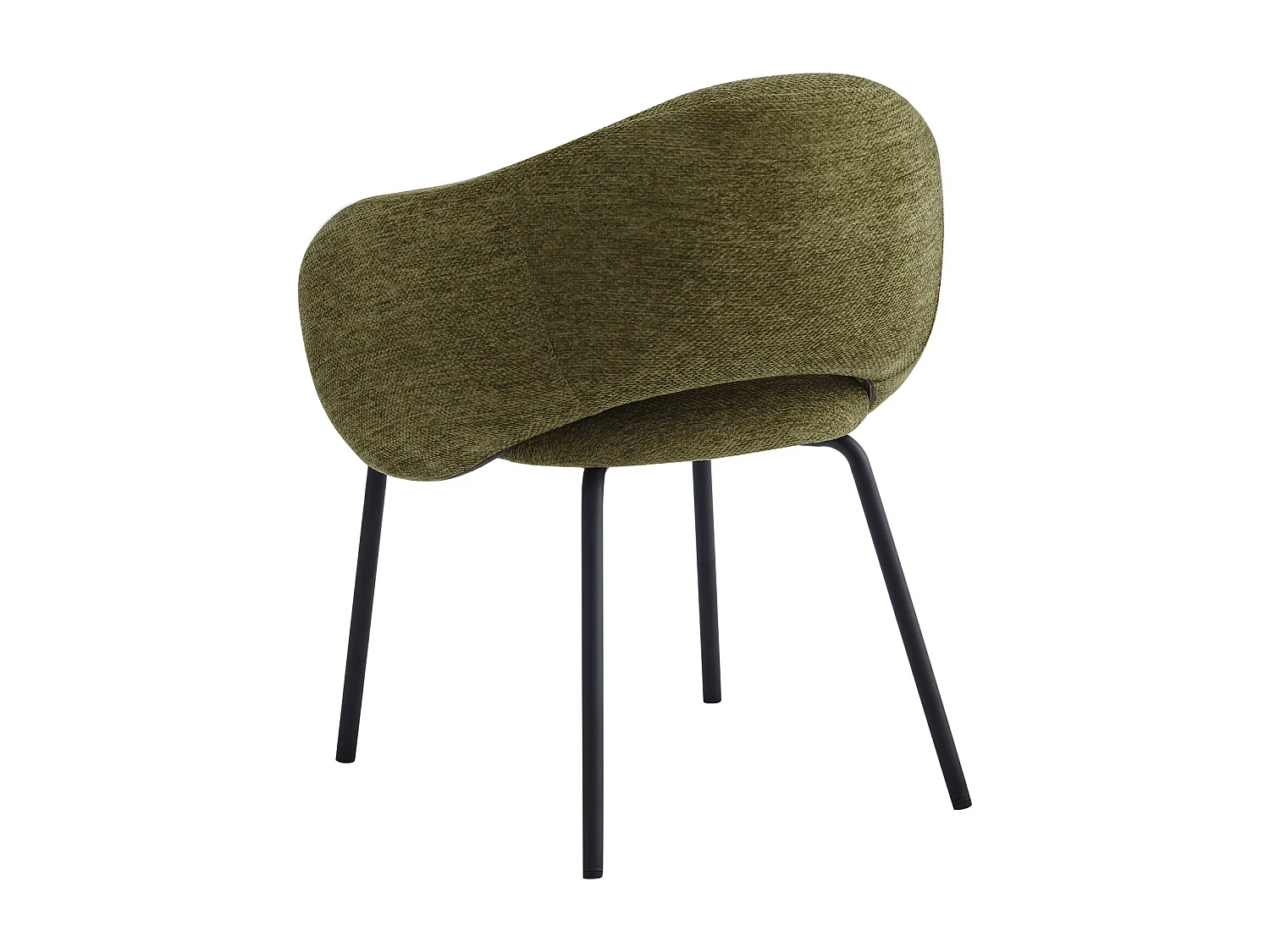 SHARP-Fauteuil de table en tissu Luxury Kaki (x2)