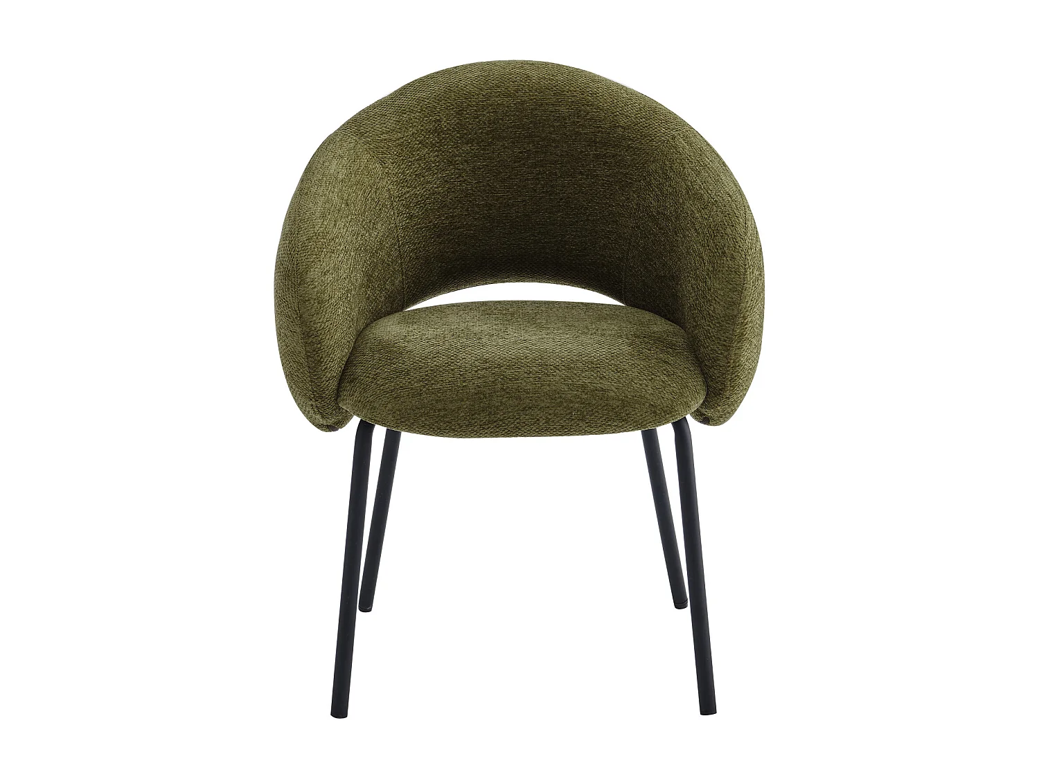 SHARP-Poltrona da tavolo in tessuto Luxury Kaki (x2)