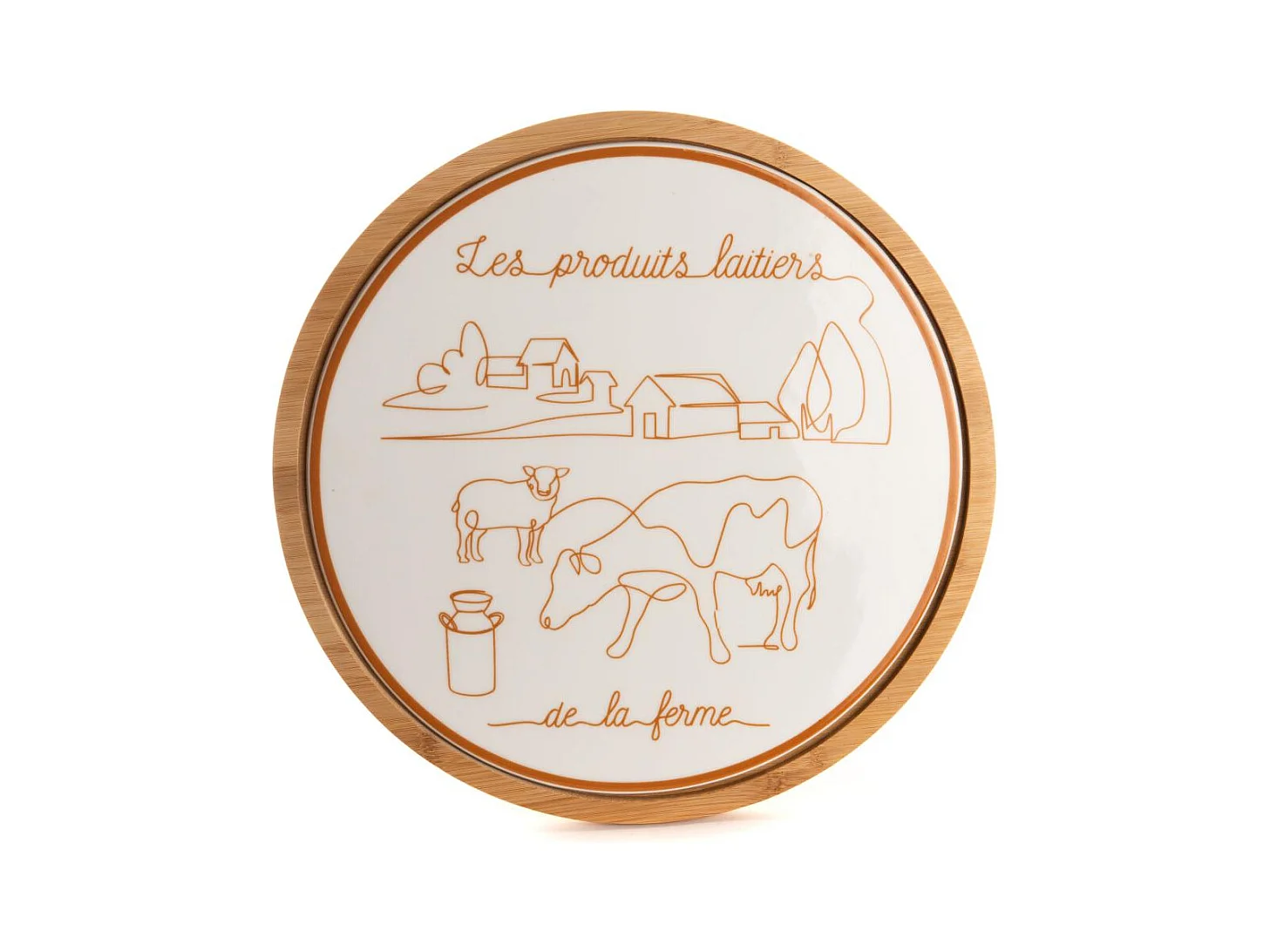 Plat à fromage rond Diane