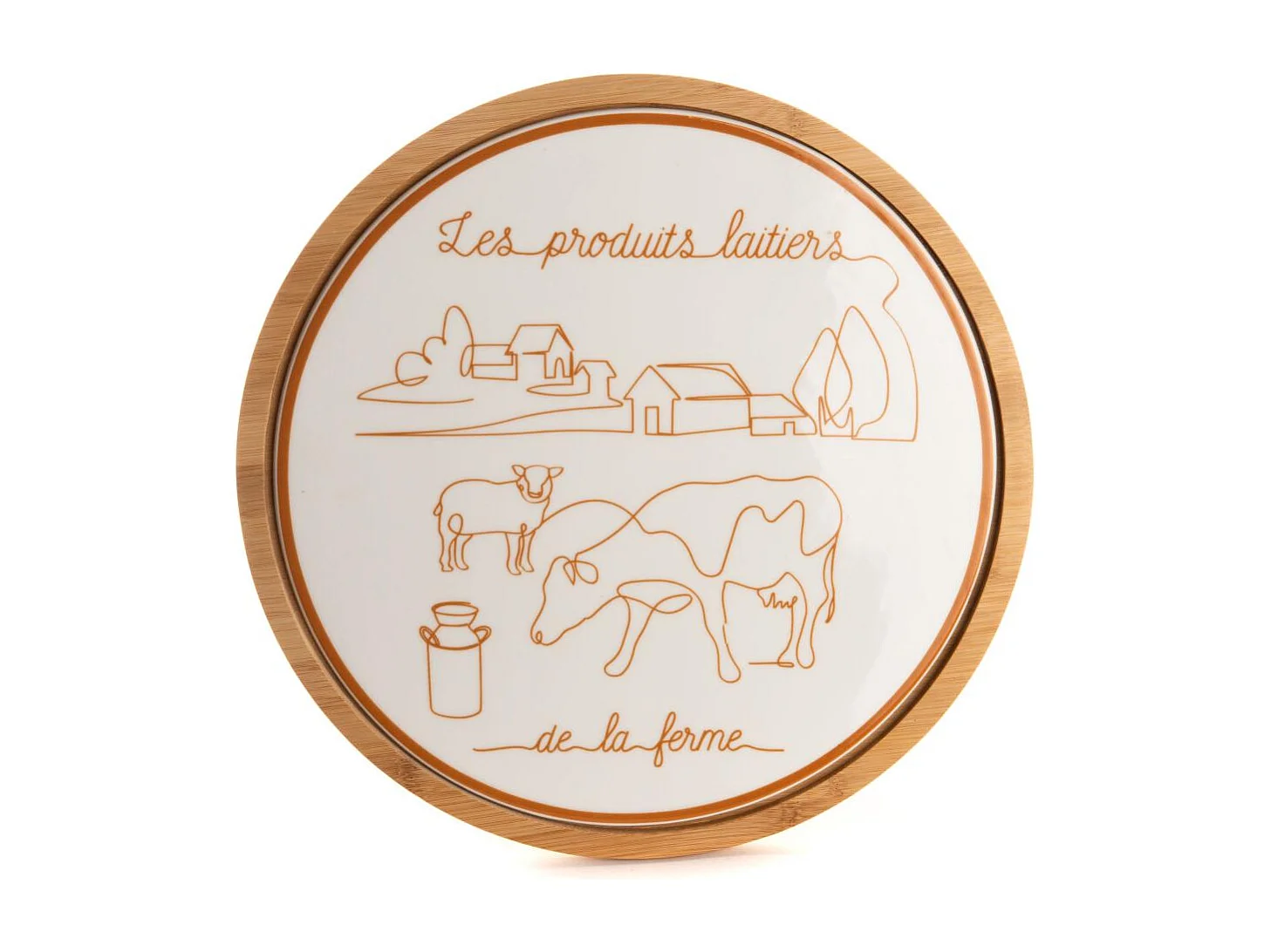 Plat à fromage rond Diane