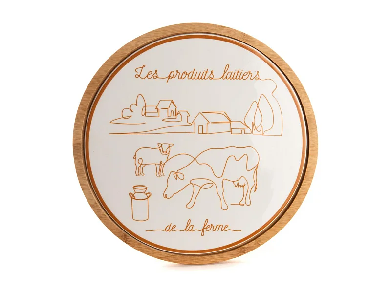 Plat à fromage rond Diane