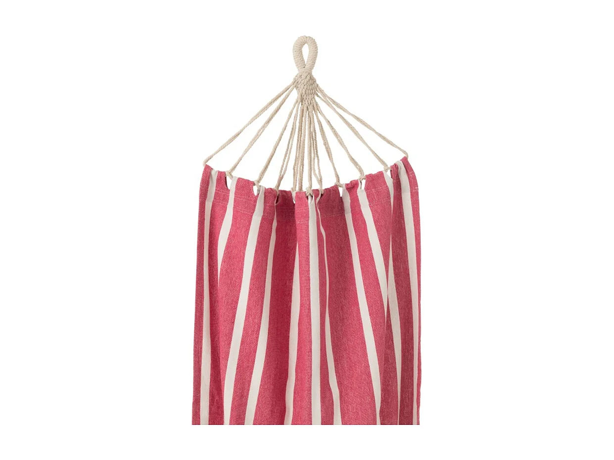 Amaca a righe in poliestere rosa 200x100 cm