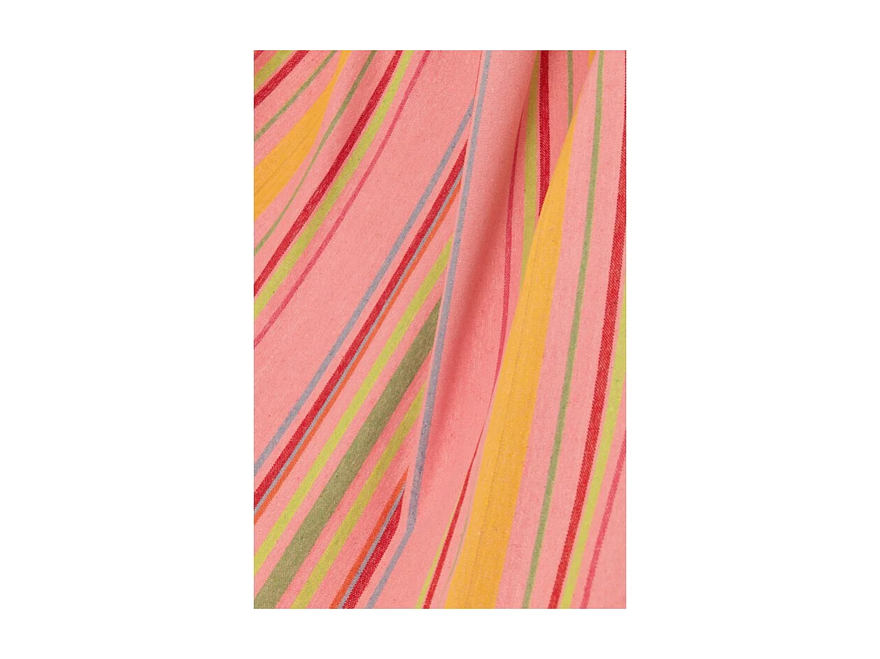 Hamaca de poliéster a rayas multicolor 200x100 cm