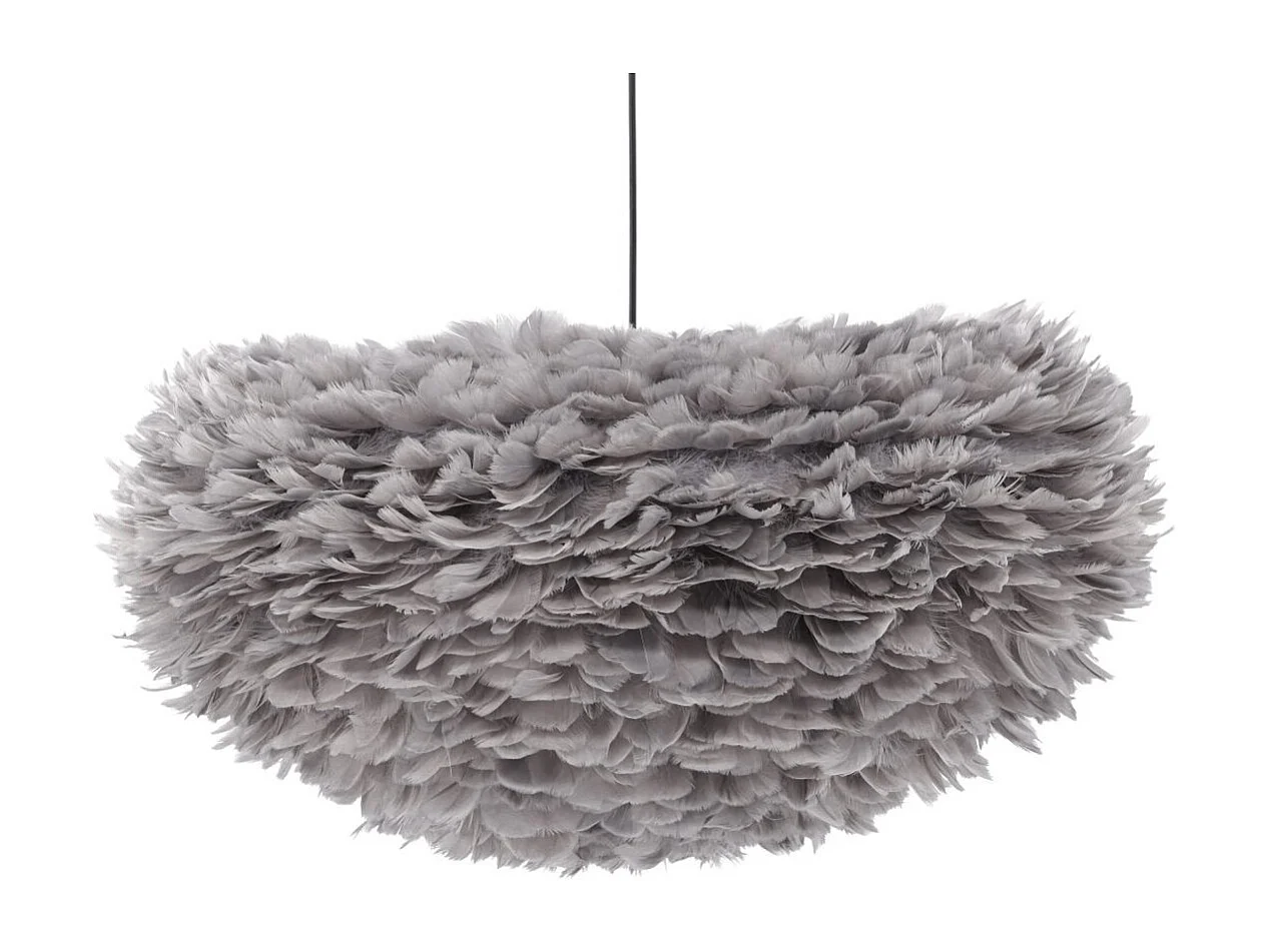 Lampada a sospensione Nicola 75x75x36cm grigia.