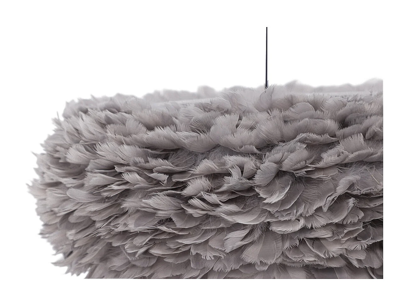 Lampada a sospensione Nicola 75x75x36cm grigia.