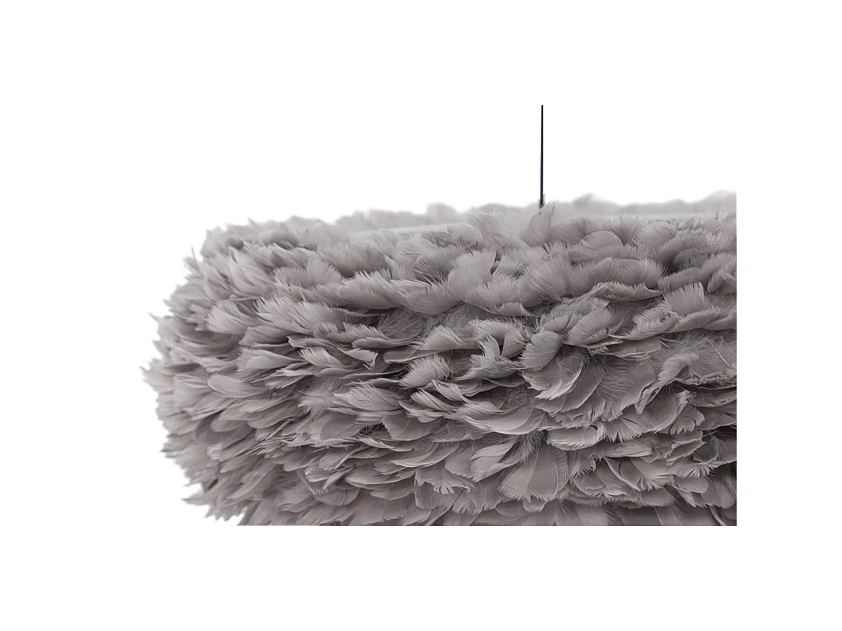 Nicola verlichting hanglamp 75x75x36cm grijs.