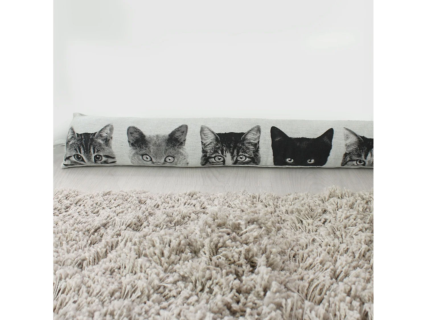 Bajo puerta con aspecto chambray 90 x 150 cm