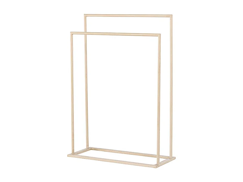 Portant à Vêtements Double "Alva" 100cm Naturel