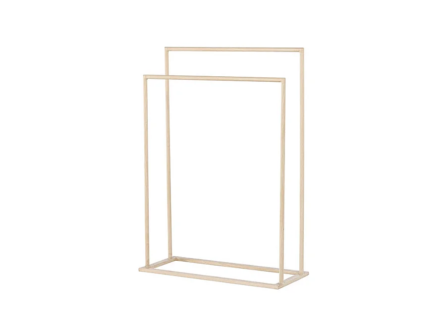 Portant à Vêtements Double "Alva" 100cm Naturel