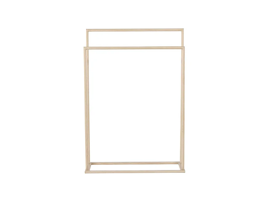 Portant à Vêtements Double "Alva" 100cm Naturel