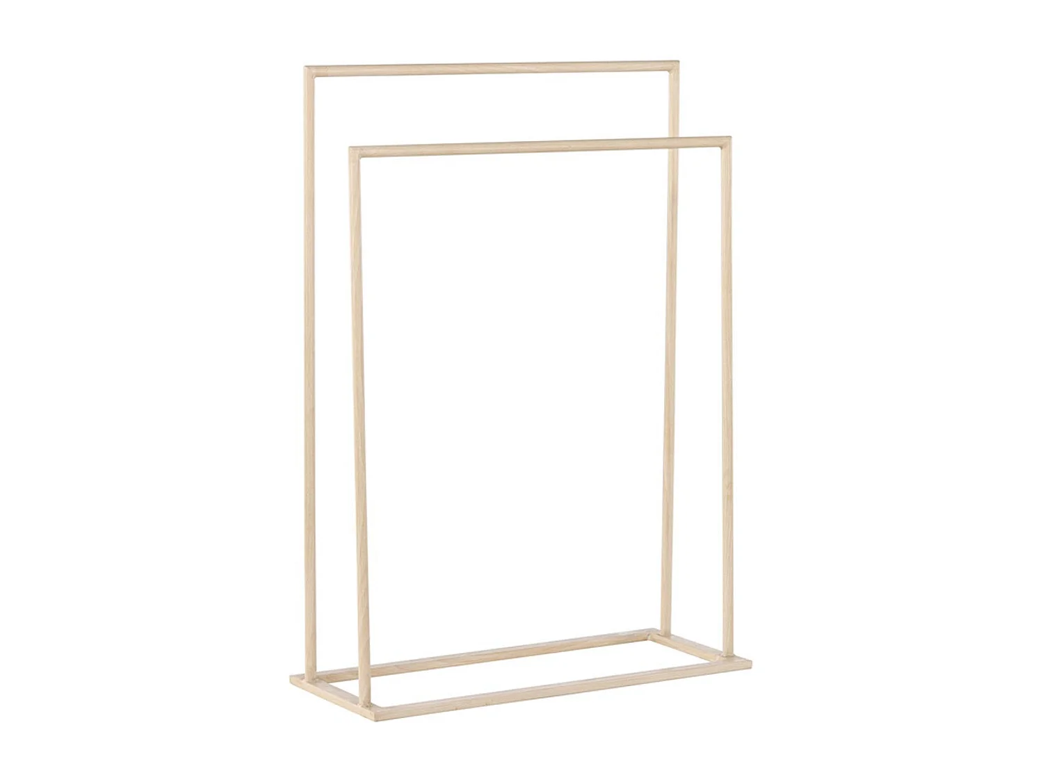 Portant à Vêtements Double "Alva" 100cm Naturel