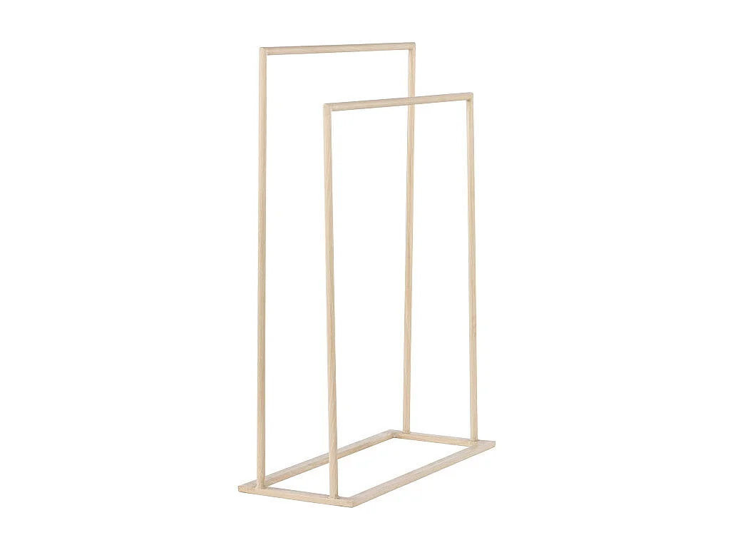 Portant à Vêtements Double "Alva" 100cm Naturel