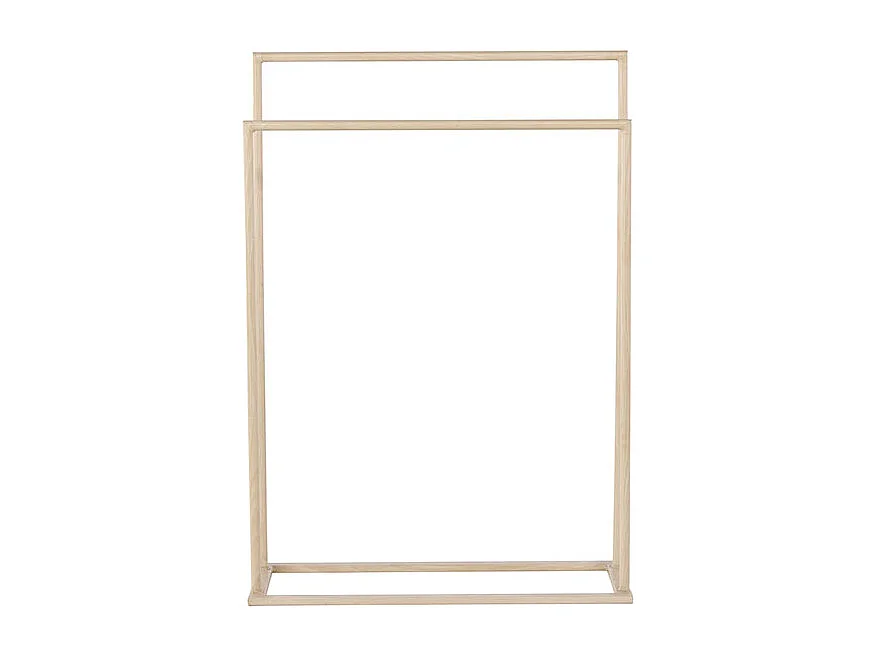 Alva portemanteau pour serviettes, 2 tringles à vêtements whitewash.