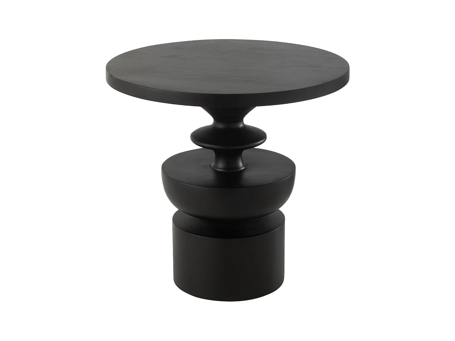 Mesa auxiliar de madera de mango