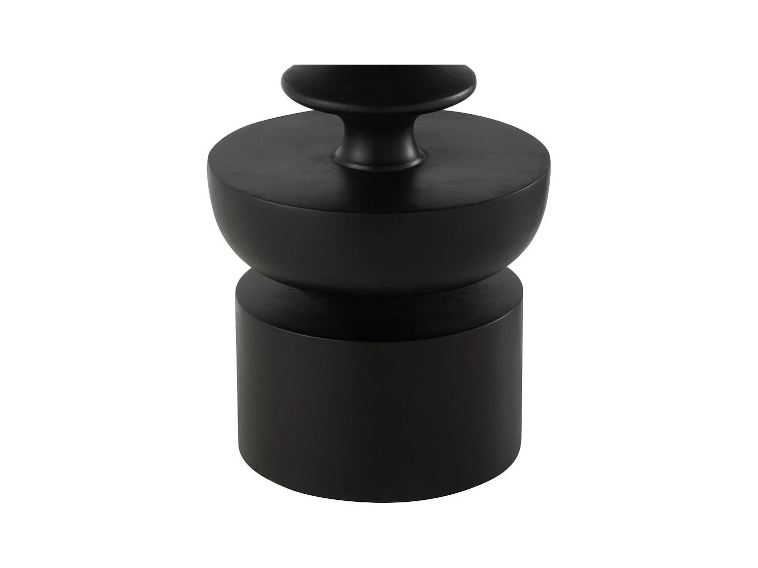 Mesa auxiliar de madera de mango