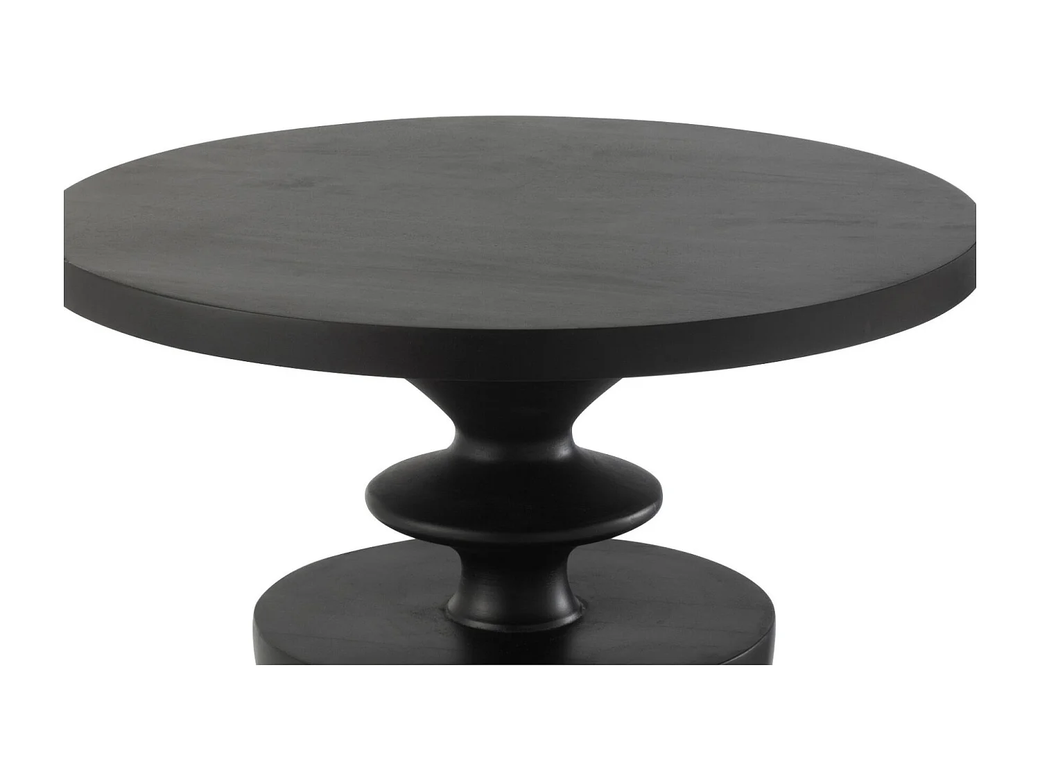 Mesa auxiliar de madera de mango