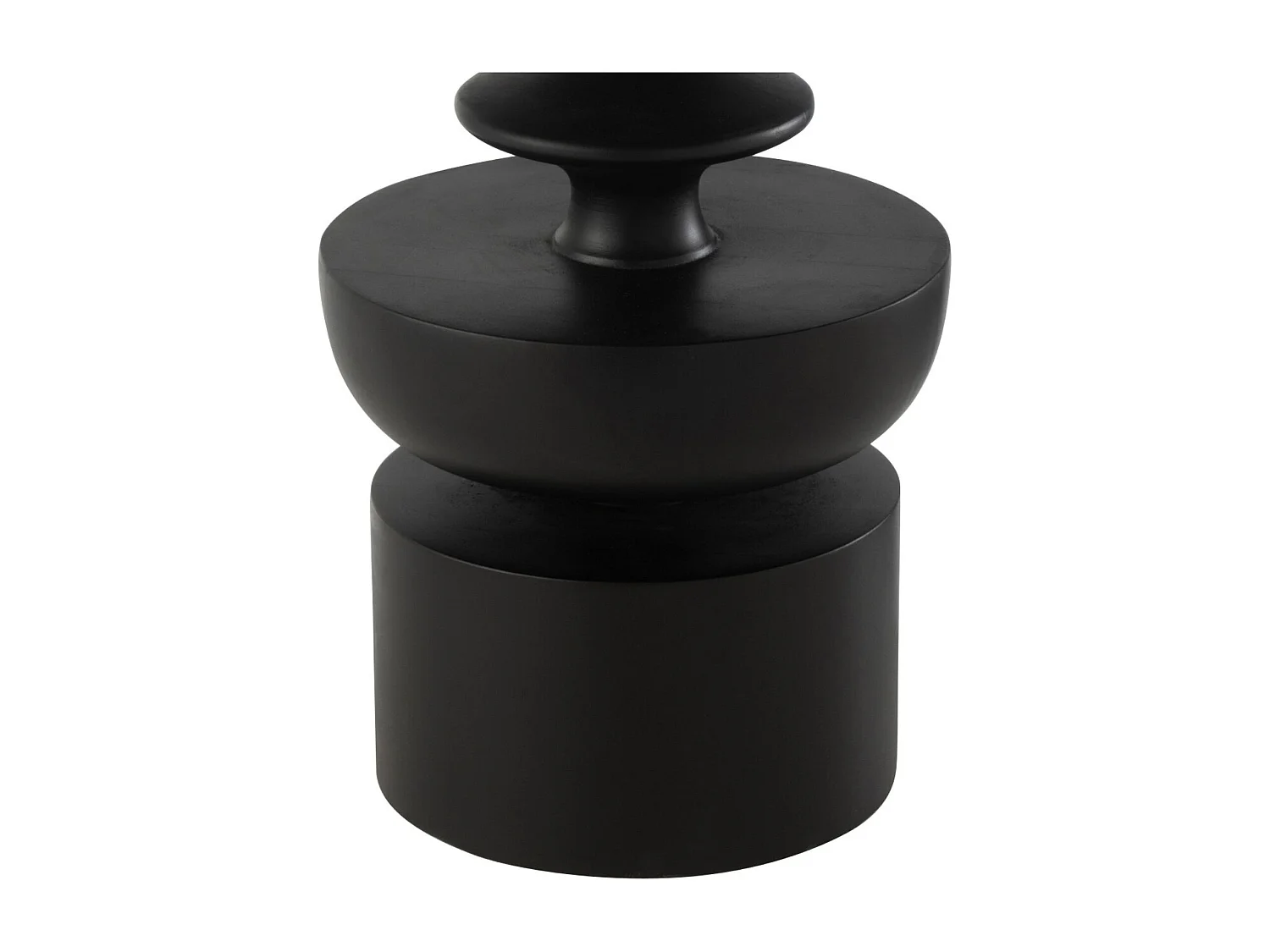 Mesa auxiliar de madera de mango