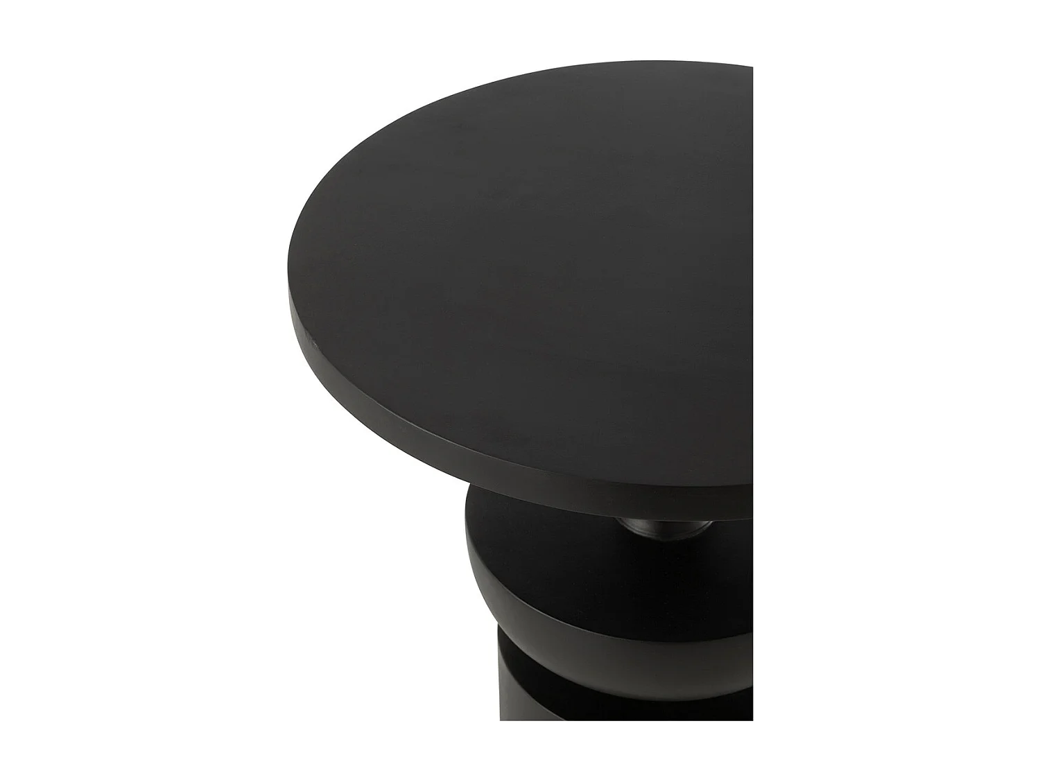 Table d'Appoint en Bois "Goa" 48cm Noir