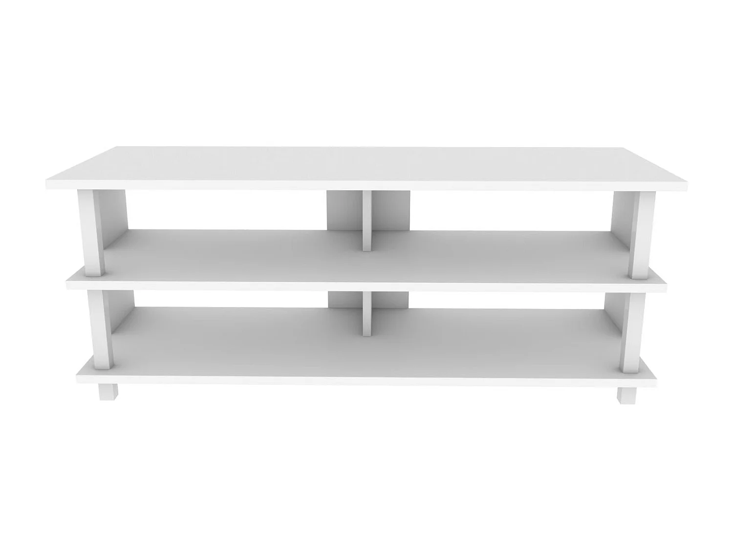 Mesa de tv Kailua 996, Blanco, 120x47x45cm