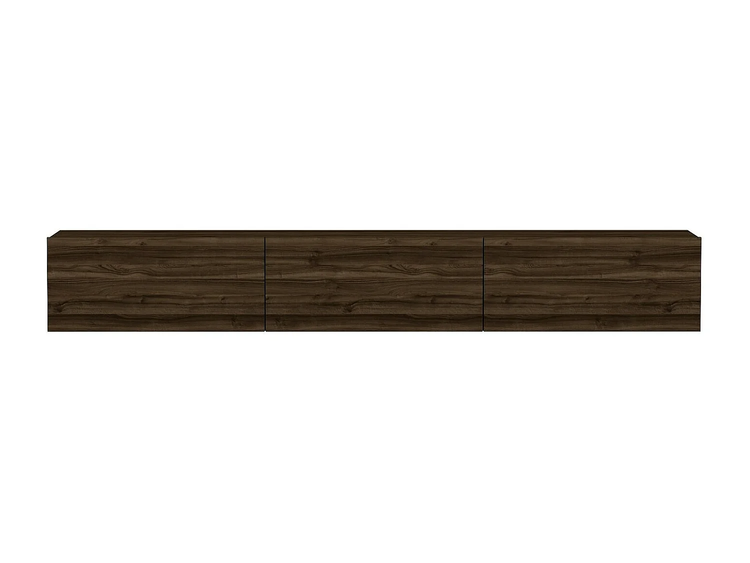 TV-Ständer aus Walnussholz – 180 cm x 26 cm x 31,4 cm – Melamin