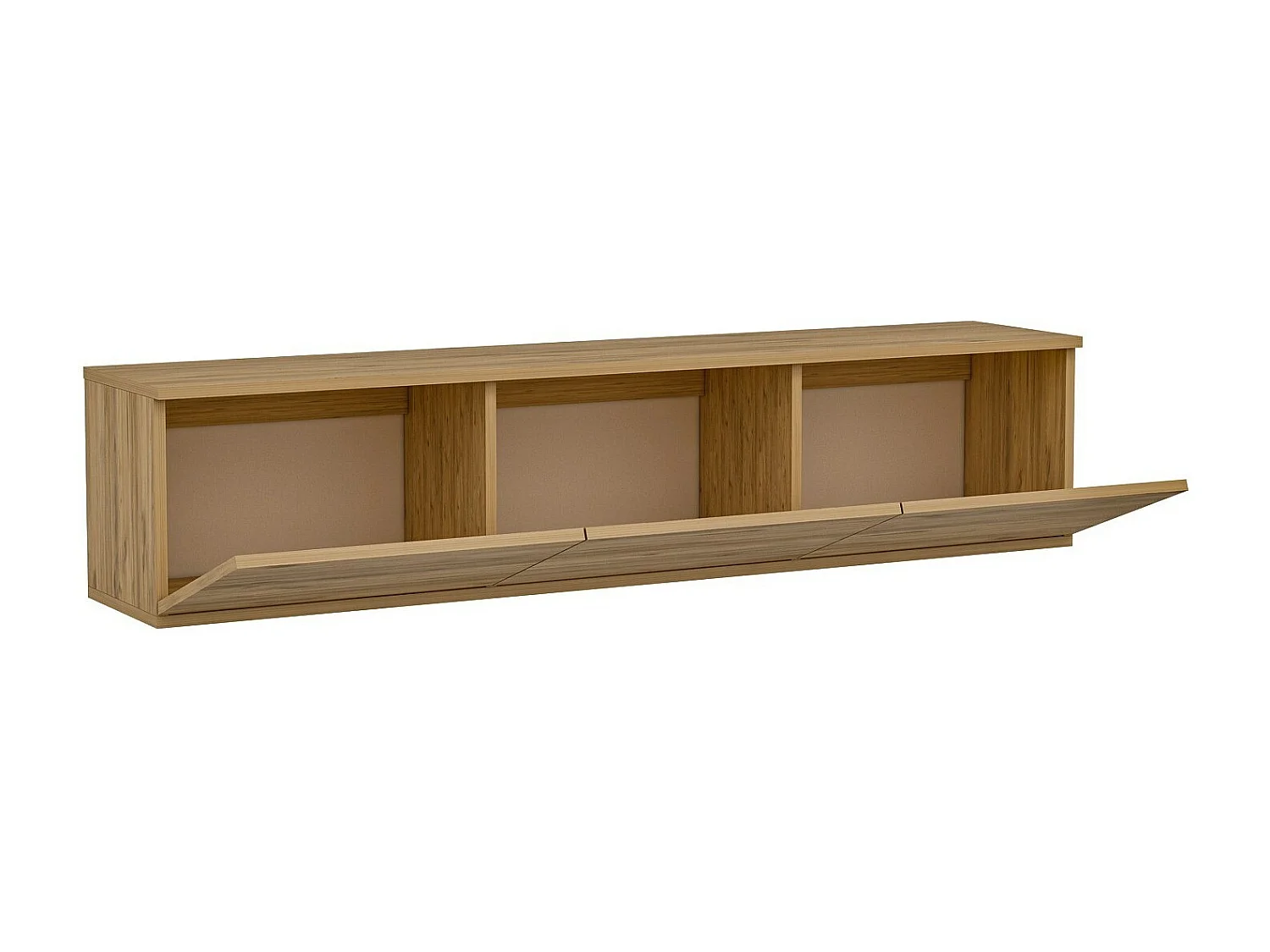 Meuble TV en bois "Neon" 160 x 32 x 35 cm - Pin atlantique