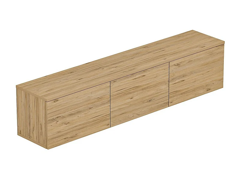 TV-Ständer – 160 cm x 35 cm x 32 cm – Atlantische Kiefer – Melaminbeschichtete Spanplatte