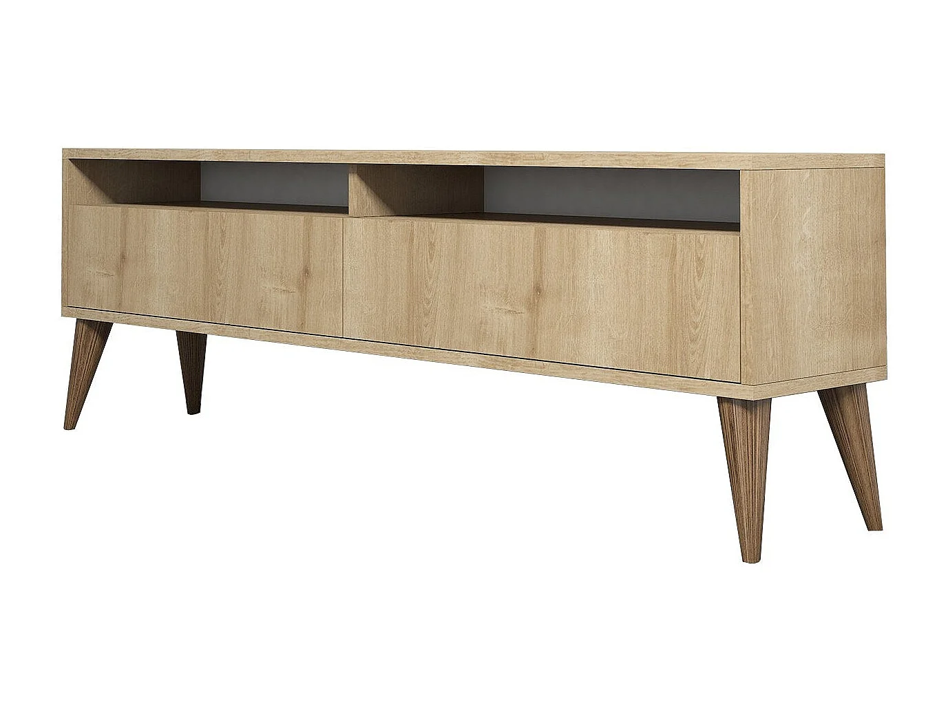 Stojak pod TV dębowy – 150 cm x 30 cm x 50 cm