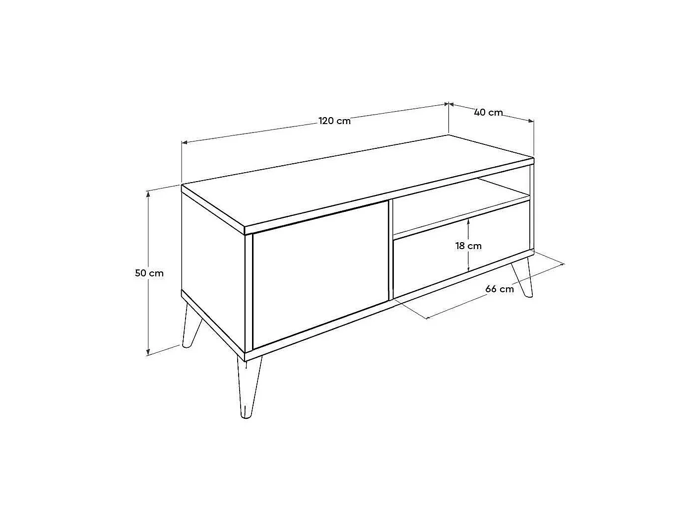 Mobile TV-TVR-311-Noce chiaro
