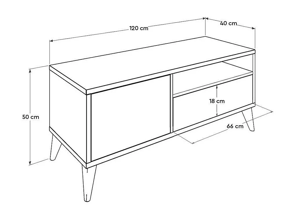 Mobile TV-TVR-311-Noce chiaro