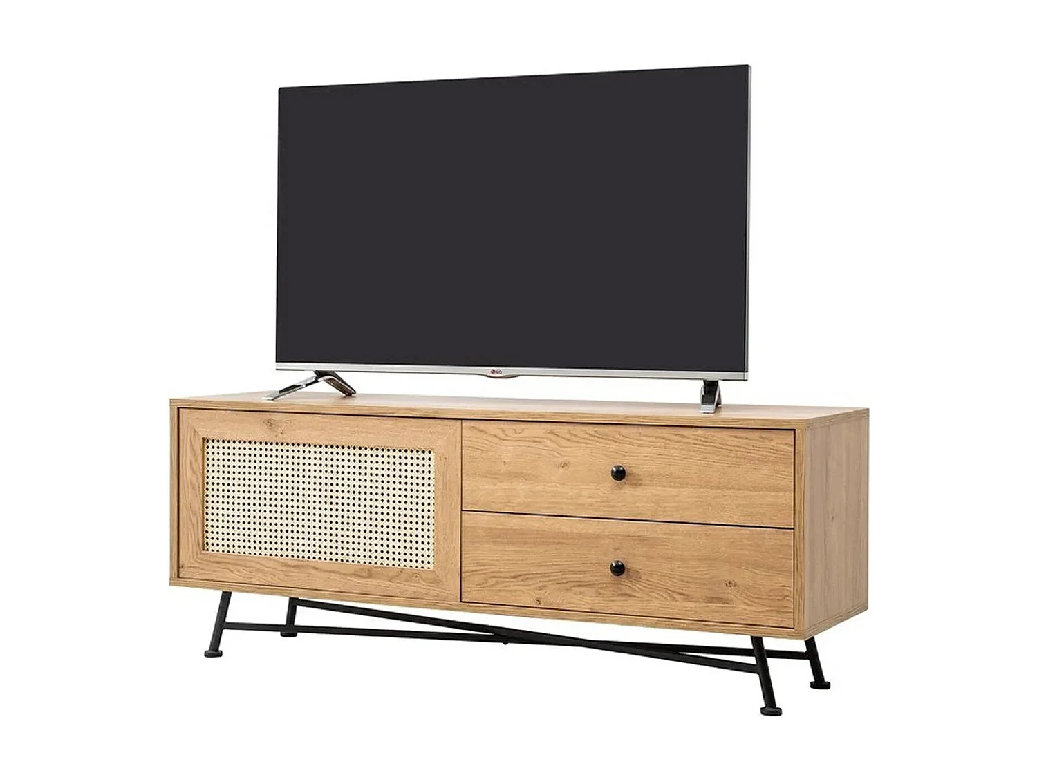 Mobile TV – 140 cm x 55 cm x 40 cm – Naturale – Truciolato