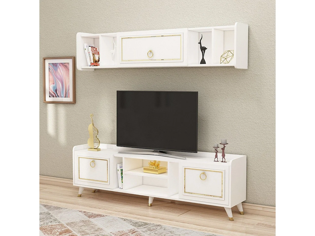 Mobile TV - Alya - Bianco Oro