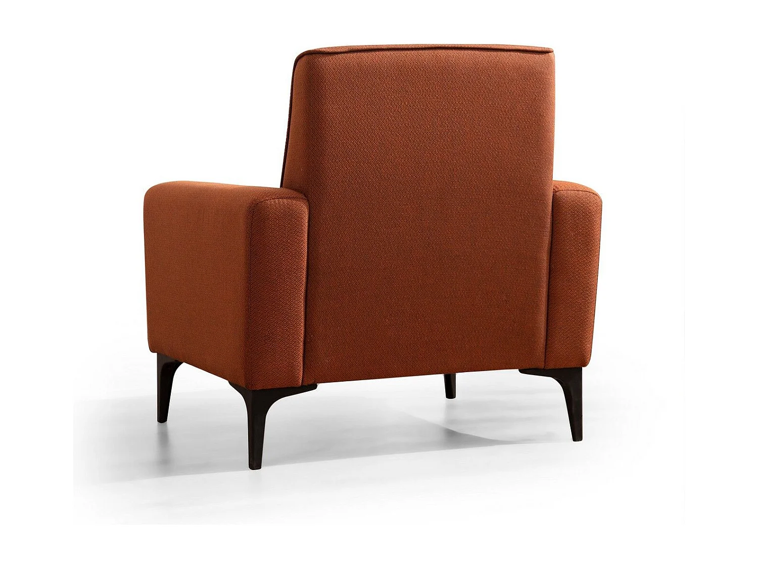 Elegancki fotel 1-osobowy, kolor czerwony, 90 x 85 x 77 cm | Stelaż z drewna bukowego i płyty wiórowej, 100% poliester, miękkie poduszki piankowe