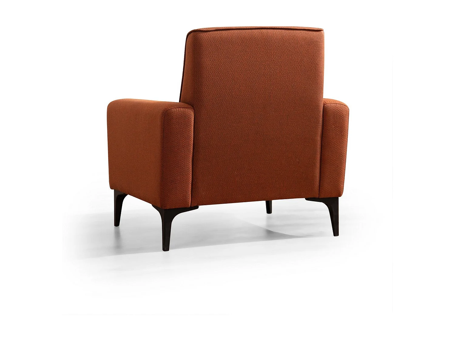 Elegancki fotel 1-osobowy, kolor czerwony, 90 x 85 x 77 cm | Stelaż z drewna bukowego i płyty wiórowej, 100% poliester, miękkie poduszki piankowe