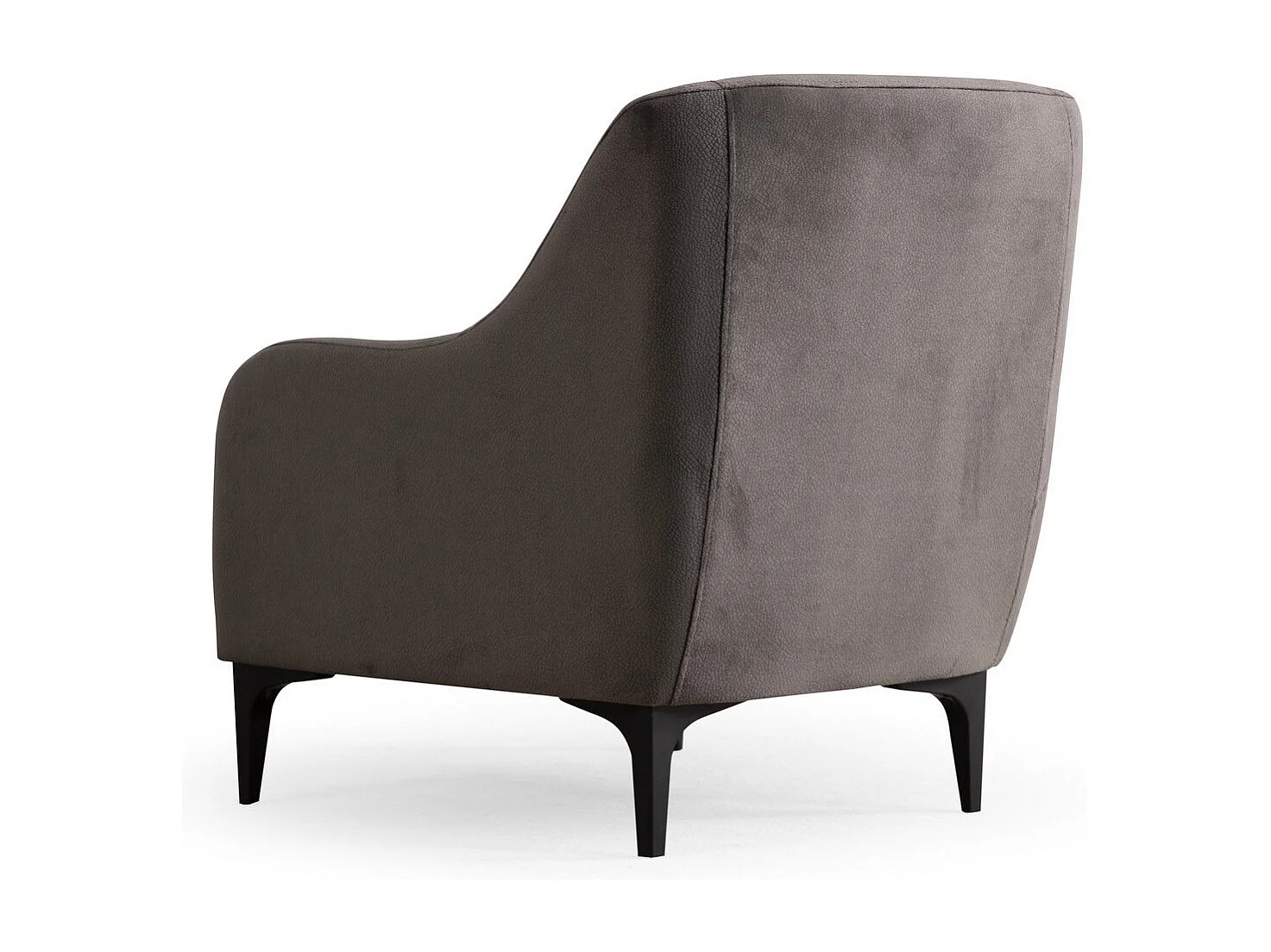 Poltrona elegante, antracite, 60 x 72 x 81 cm | Struttura in faggio e truciolato, 100% poliestere, cuscino in morbida schiuma | Elegante e c