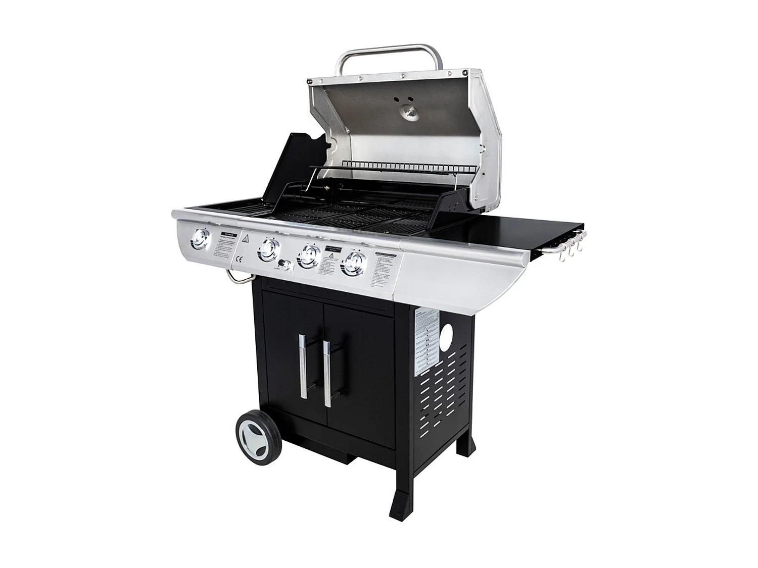 Barbecue au gaz BALTIMORE - 3 brûleurs 10,5kW + réchaud - SOMAGIC