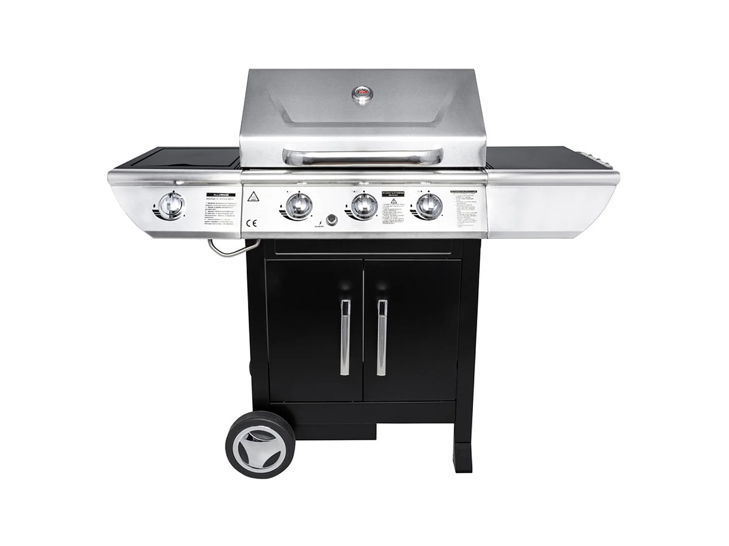 Barbecue a gás BALTIMORE - 3 queimadores 10,5kW + placa de aquecimento