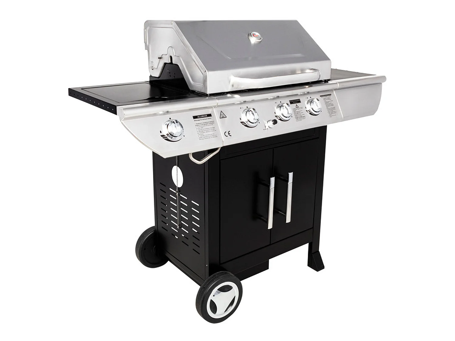 Barbecue a gás BALTIMORE - 3 queimadores 10,5kW + placa de aquecimento