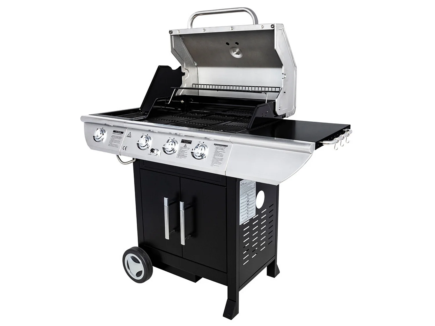 Barbecue a gás BALTIMORE - 3 queimadores 10,5kW + placa de aquecimento