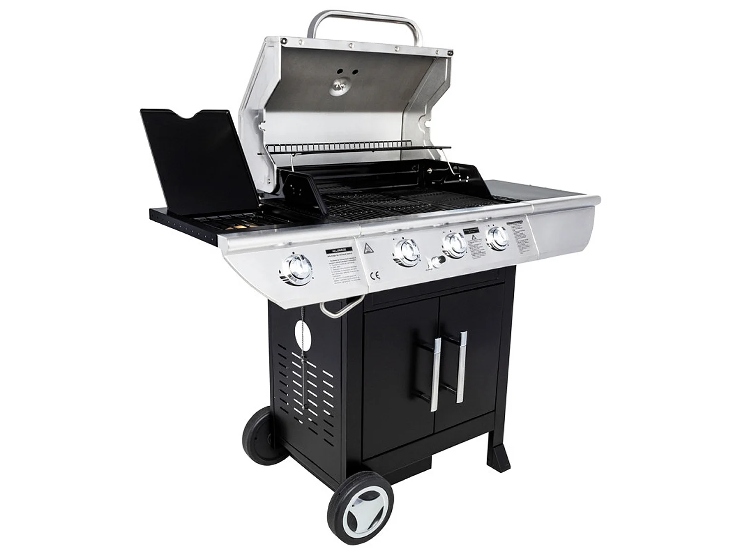 Barbecue a gás BALTIMORE - 3 queimadores 10,5kW + placa de aquecimento