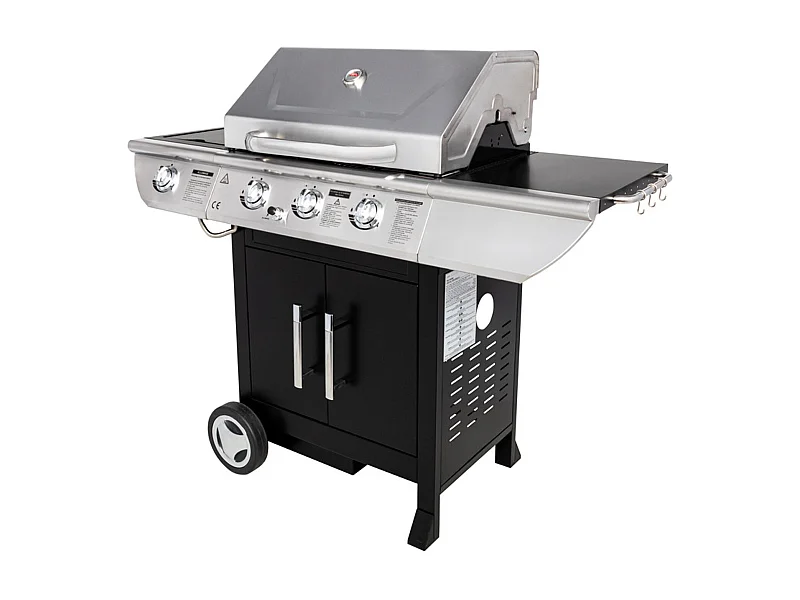 Barbecue au gaz BALTIMORE - 3 brûleurs 10,5kW + réchaud - SOMAGIC