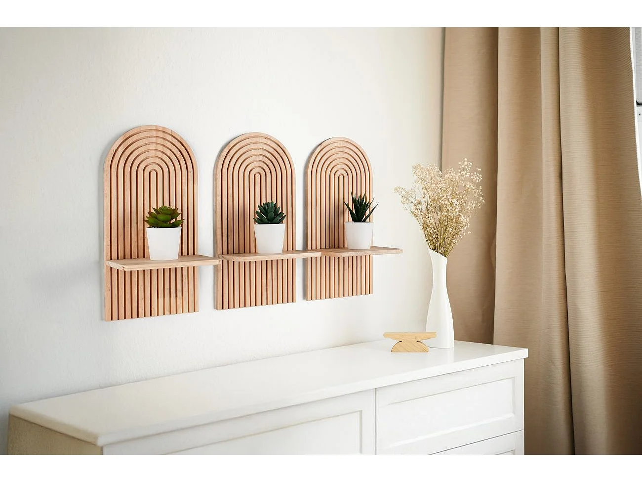 Étagères murales ELEA, lot de 3