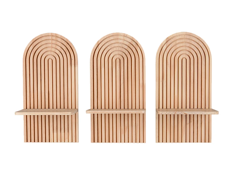 Étagères murales ELEA, lot de 3