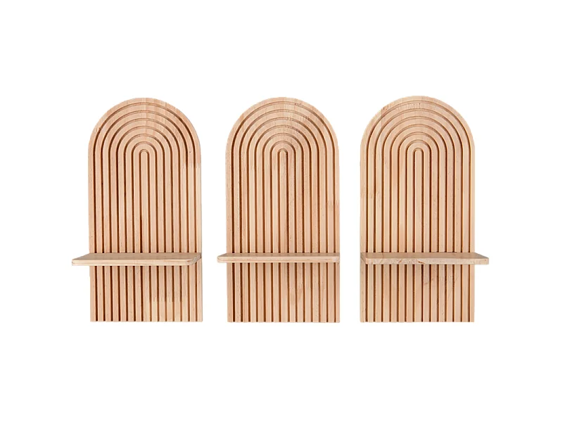 Étagères murales ELEA, lot de 3