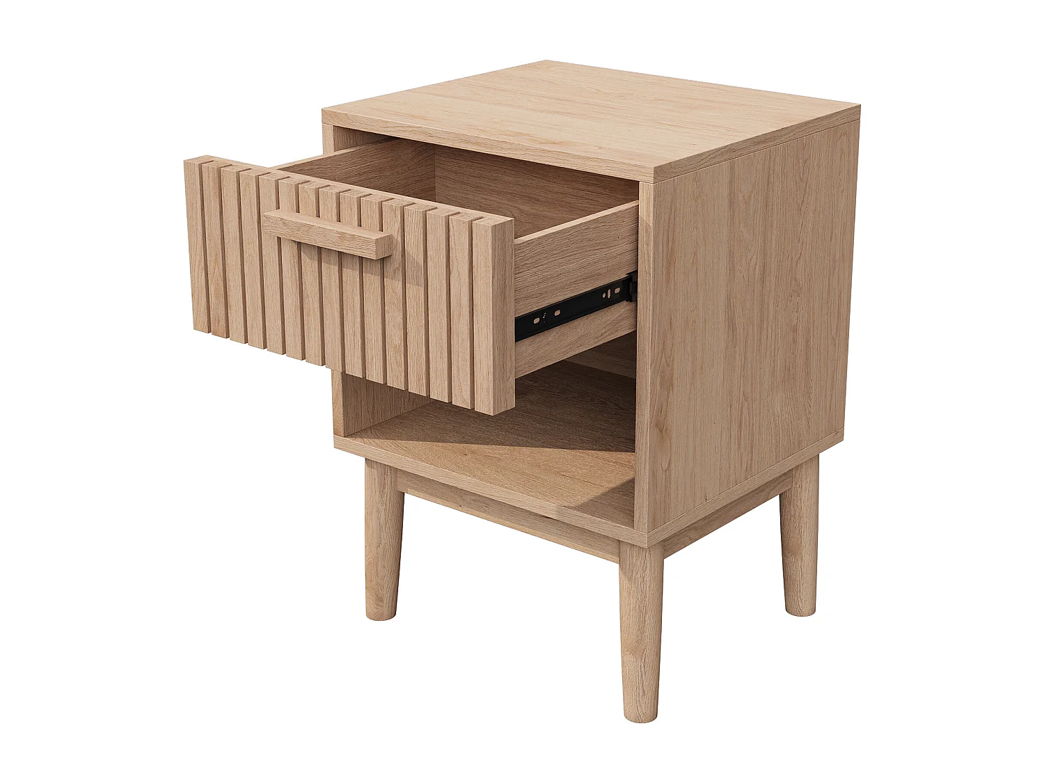 Lot De 2 Table de Chevet, Table de Nuit avec 1 tiroir Moderne bohème pour Chambre à Coucher, Salon