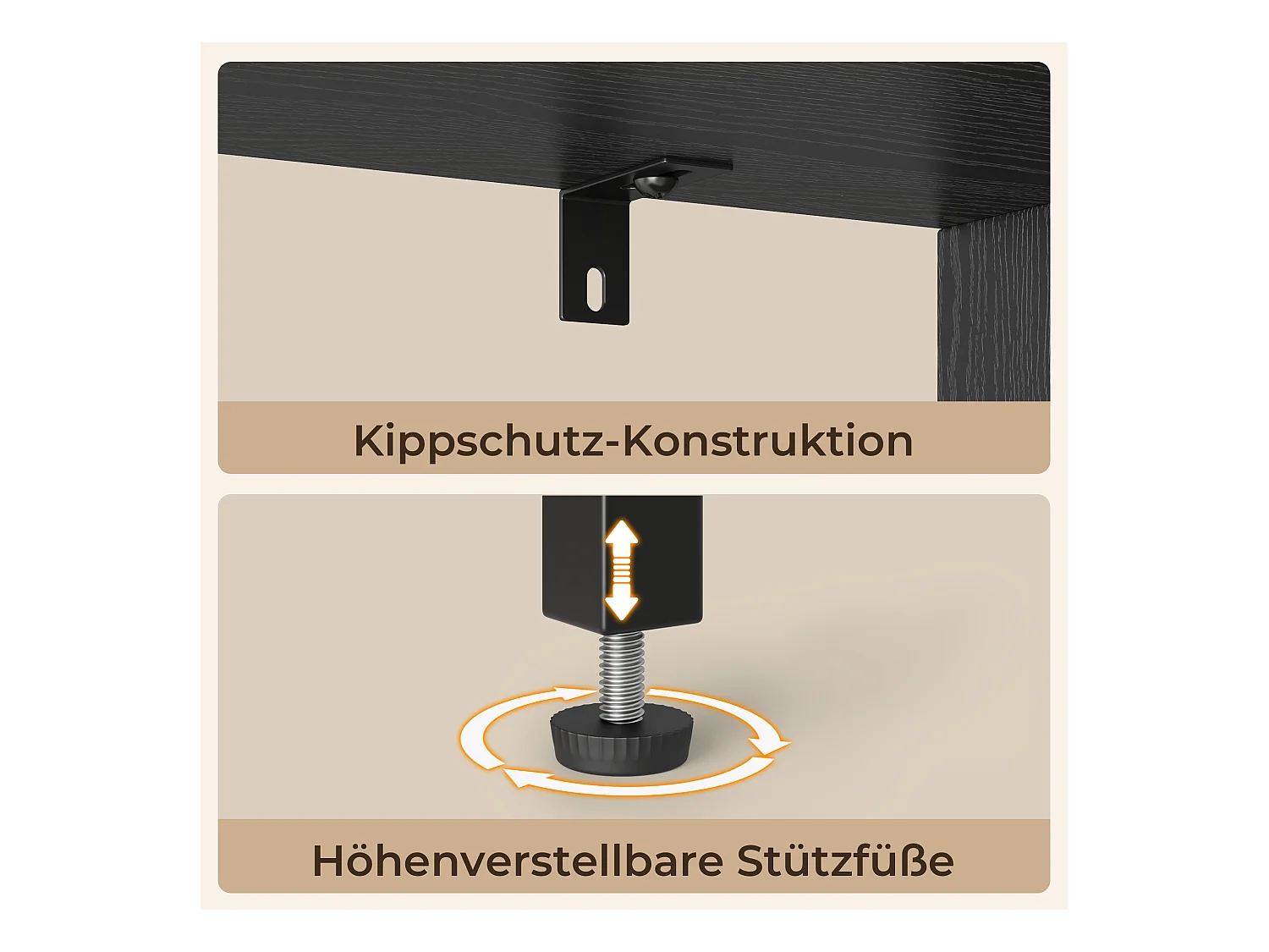 Bibliothèque 2 Portes Imitation Chêne Et Acier Noir