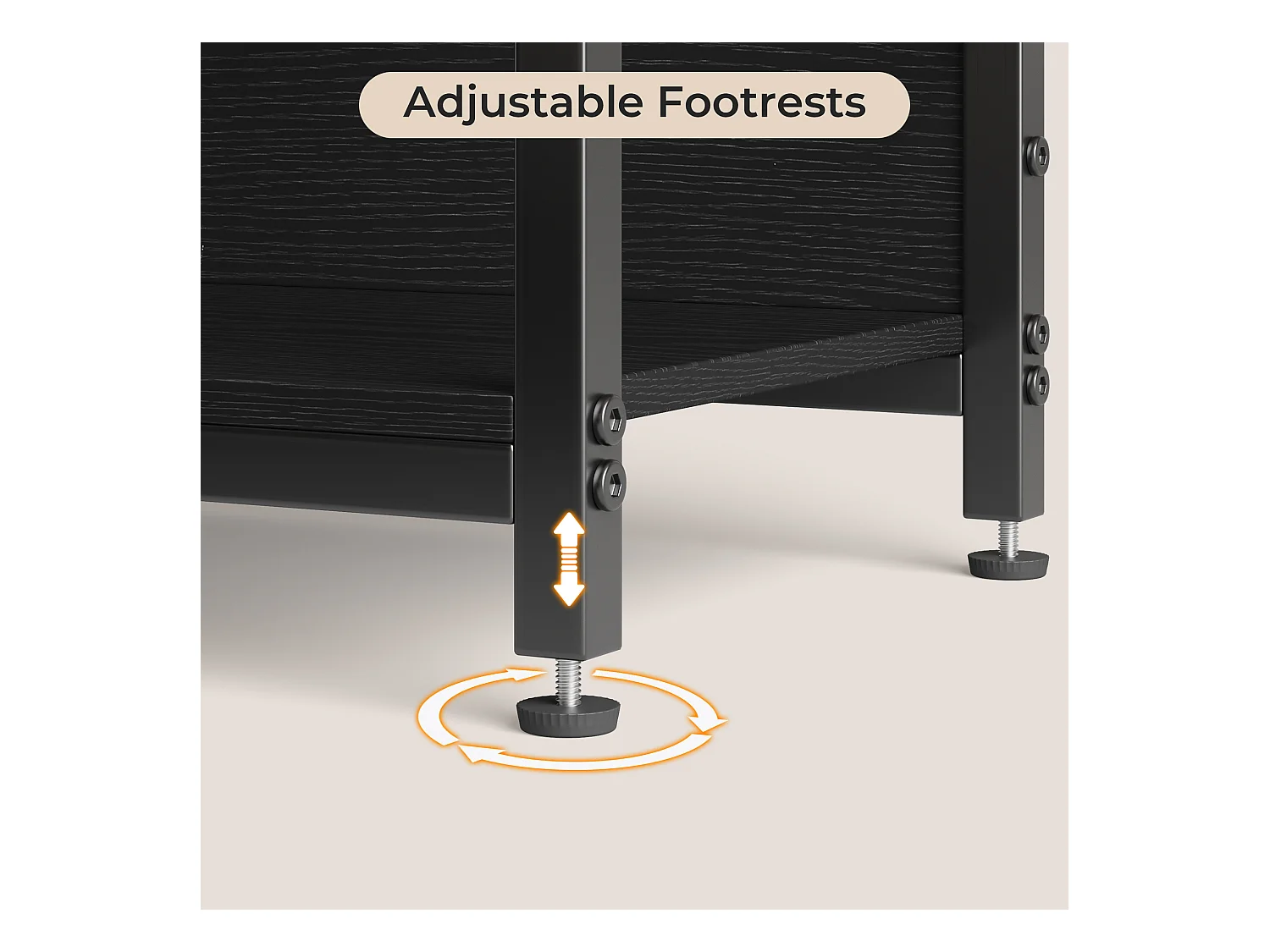 Bibliothèque Séparation 9 Cases Imitation Chêne Et Acier Noir