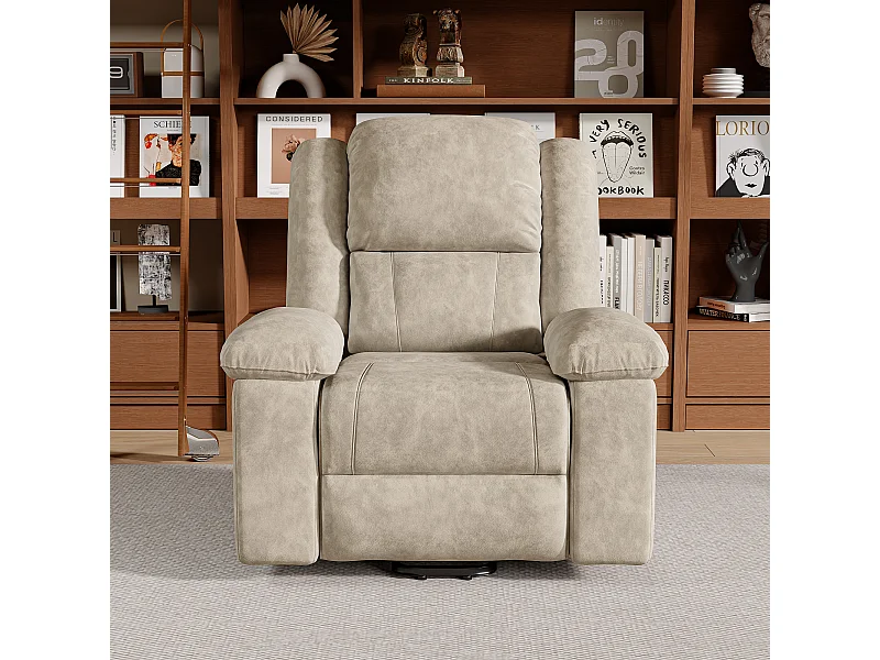 Luksusowy elektryczny fotel relaksacyjny i masujący